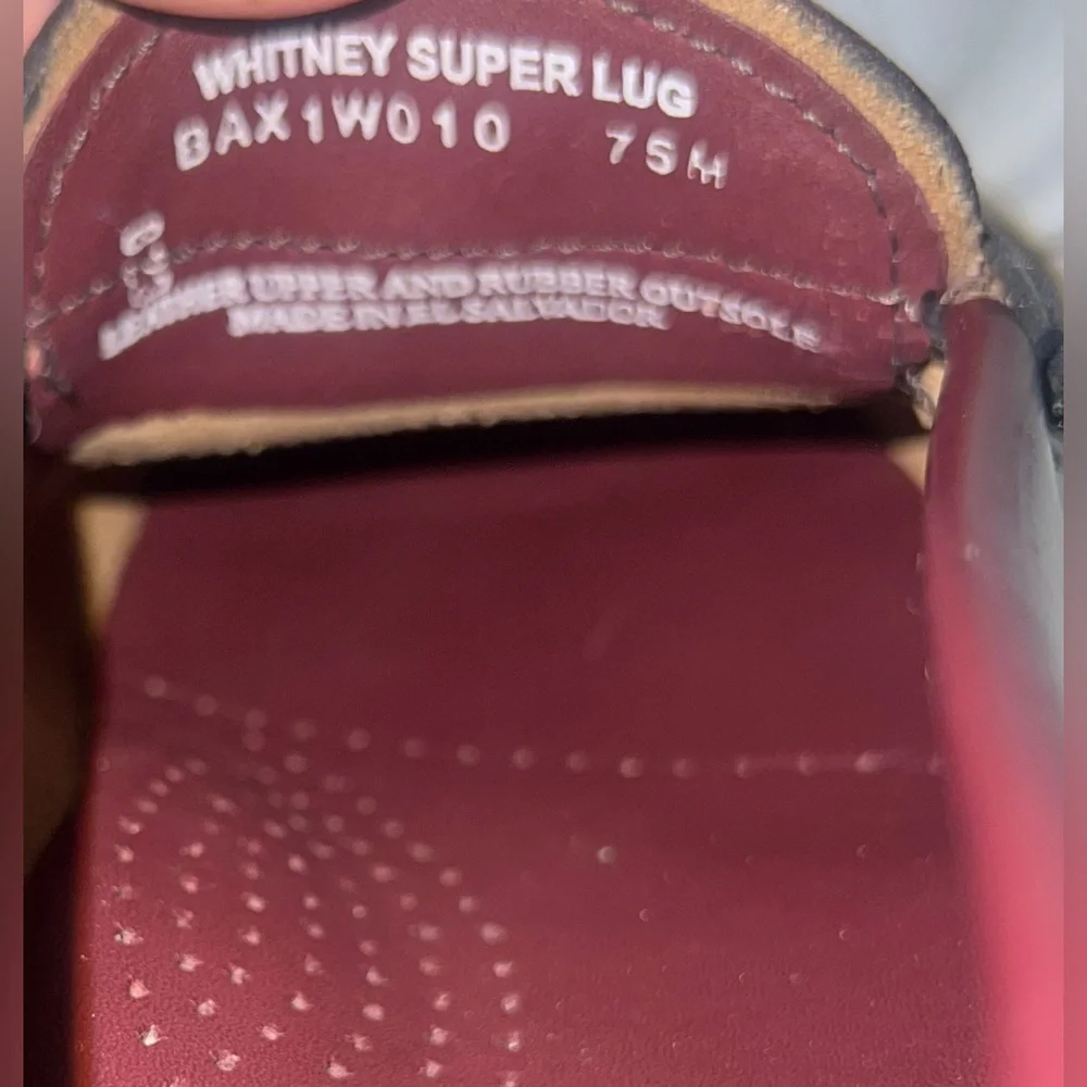 G.H. Bass WEEJUNS WOMENS WINE LEATHER Slip-On Loafers SHOES 7.5 $185 - Picture 7 of 15